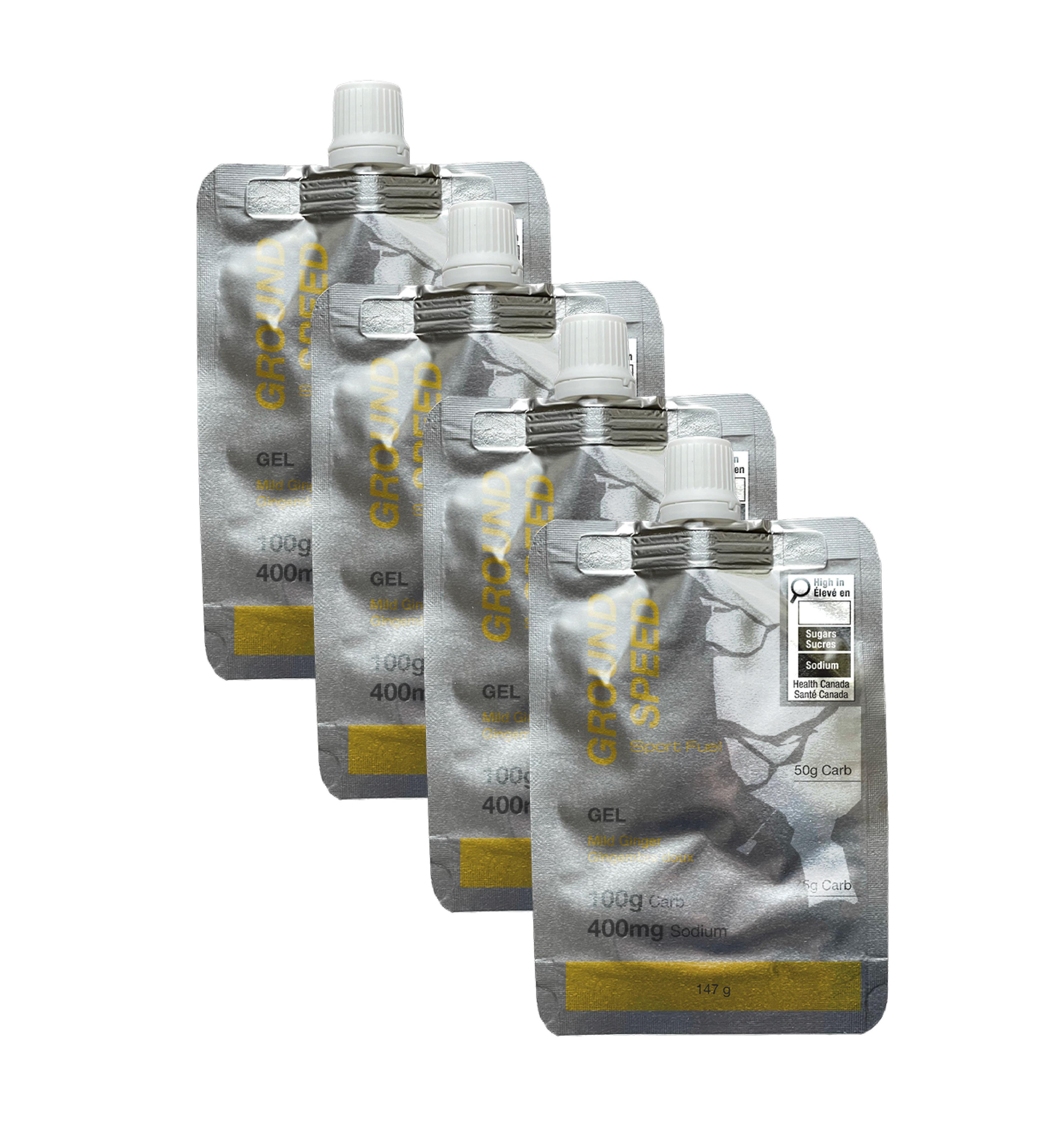 4 Pack | GS100 Mild Ginger - Multi Pouch Savings