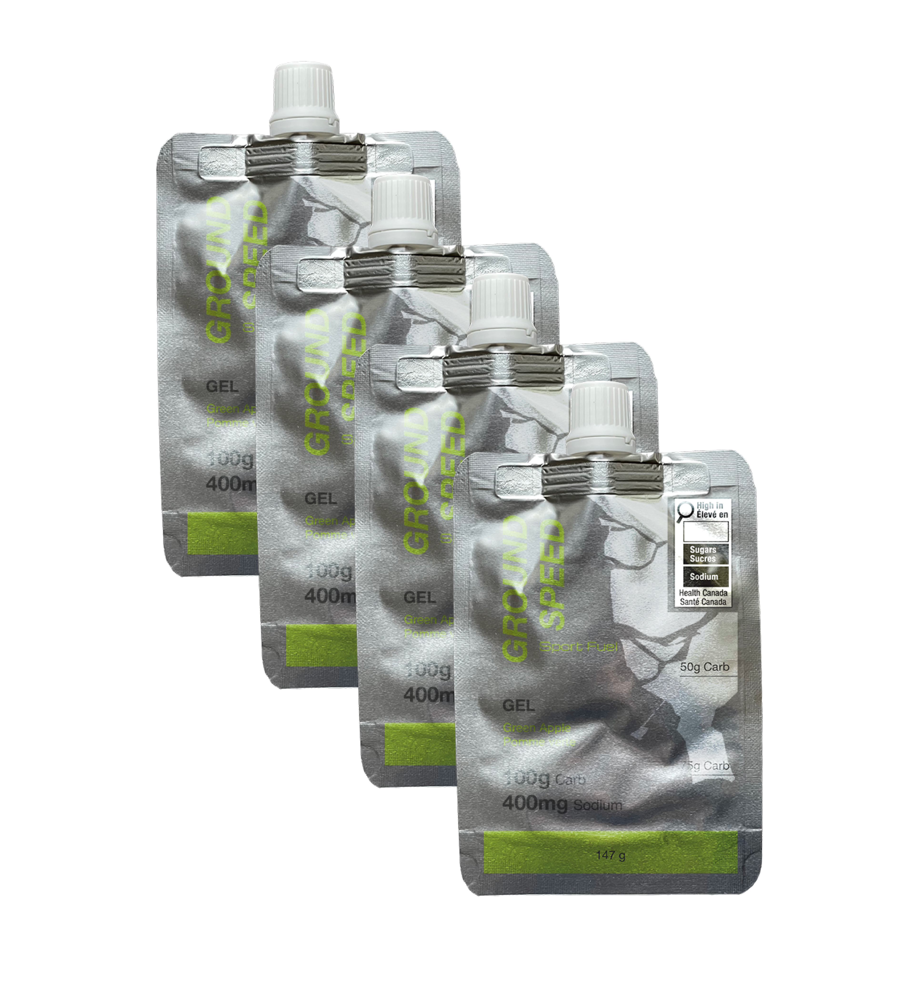 4 Pack | GS100 Green Apple - Multi Pouch Savings