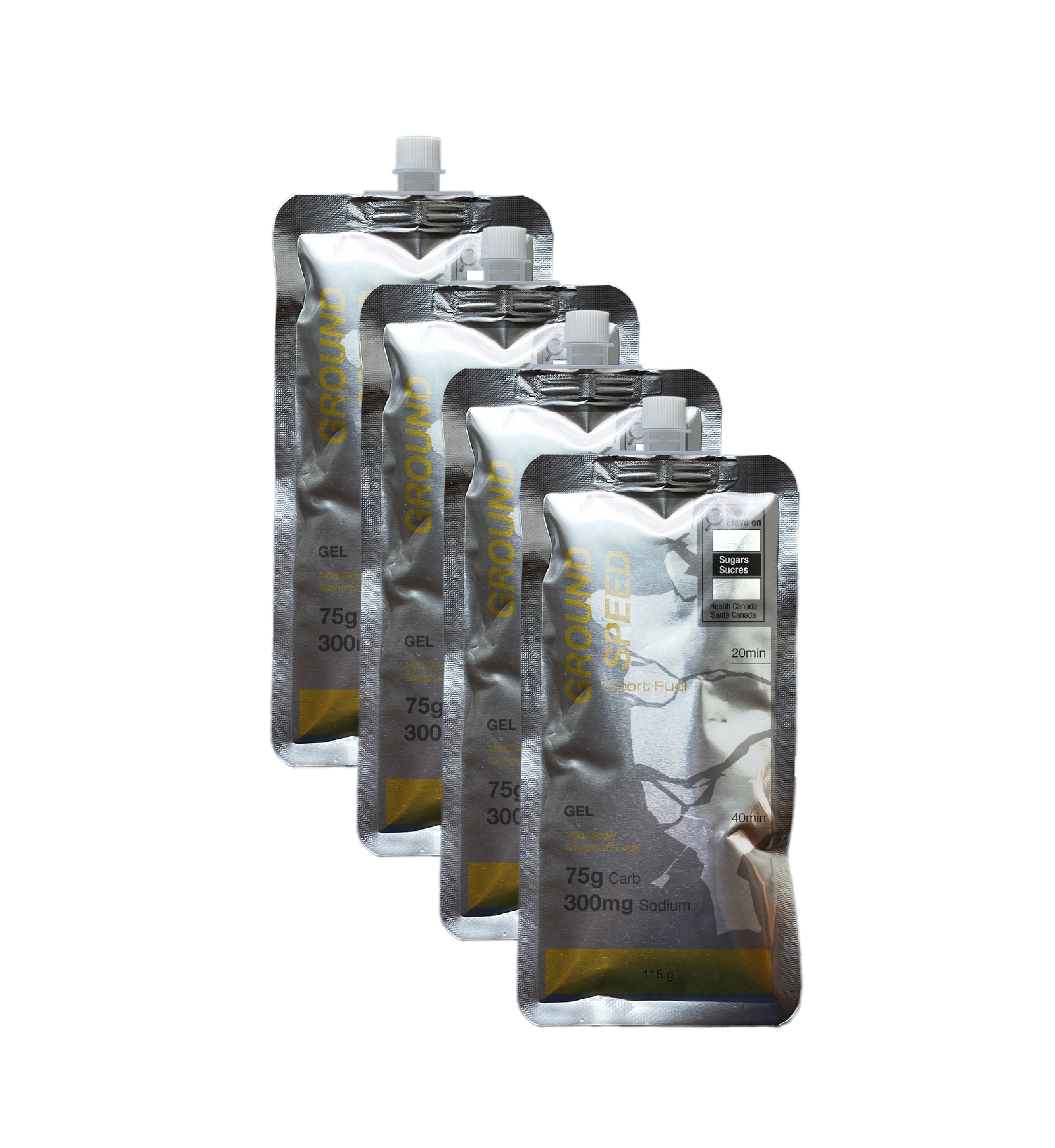 4 Pack | GS75 Mild Ginger - Multi Pouch Savings